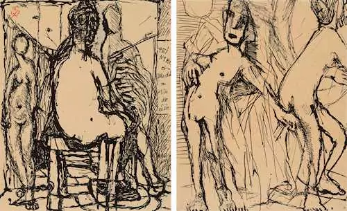 LOUIS SOUTTER — Peintre et modèle, ou vie de rêve. 1930–37. — Koller Auktionen