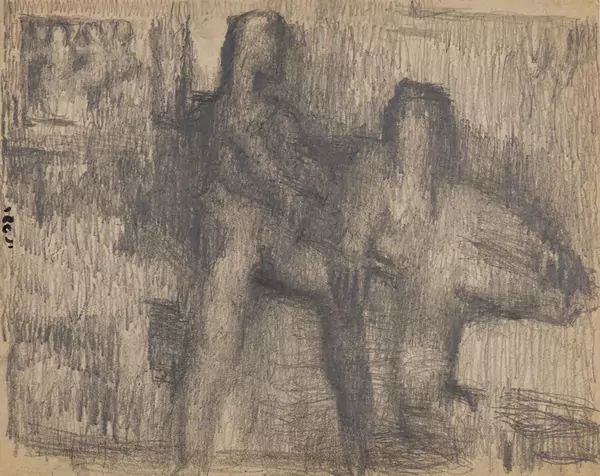 Louis SOUTTER (1871-1942), "Le pantin sensuel (d'après Pierre Louÿs)", dessin au crayon — DognyAuction