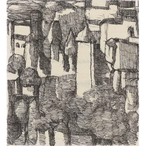 Louis Soutter — "Boudry en 1500".