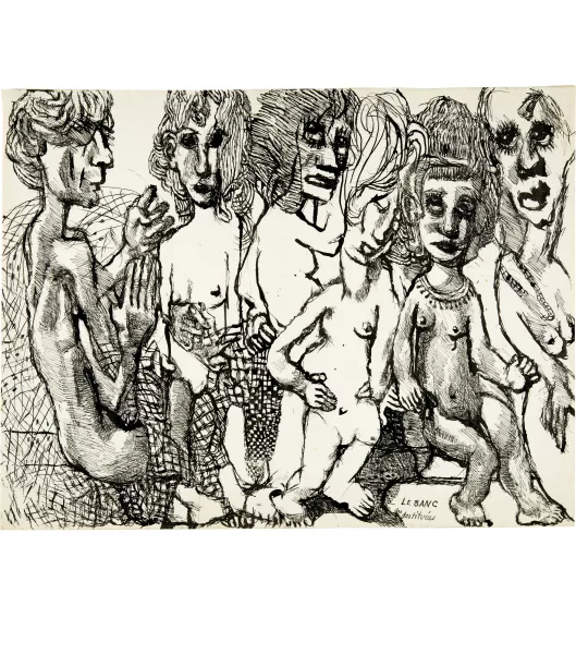 Louis Soutter — Le banc des destituées