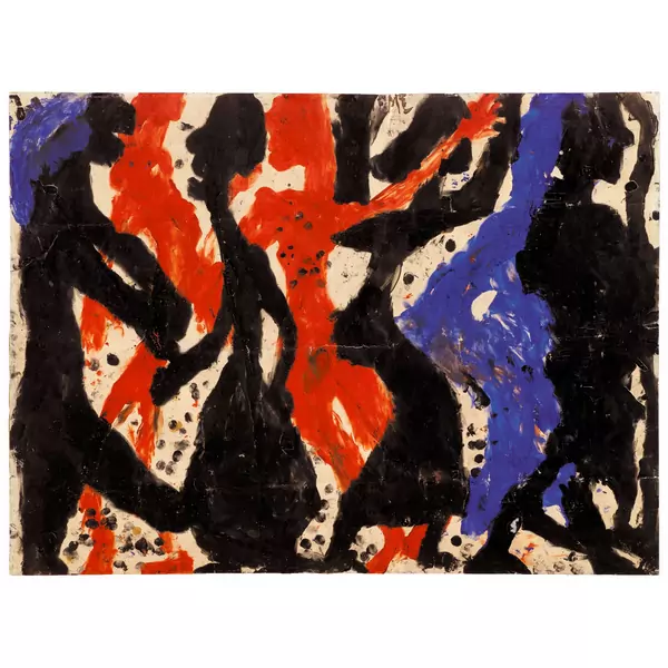 Louis Soutter — Masquerade in Slums — Galerie Kornfeld