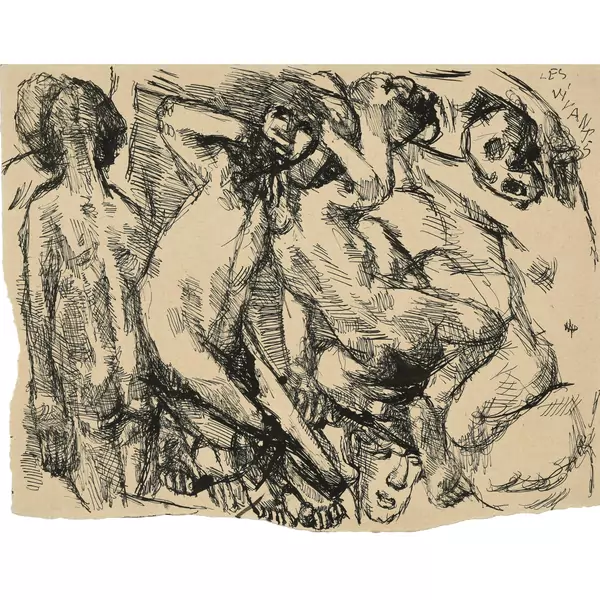 Louis Soutter — Les Vivants — Galerie Kornfeld