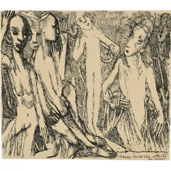 Louis Soutter — L'Amour, fil de soie — Galerie Kornfeld