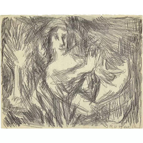 Louis Soutter — Brodeuse — Galerie Kornfeld