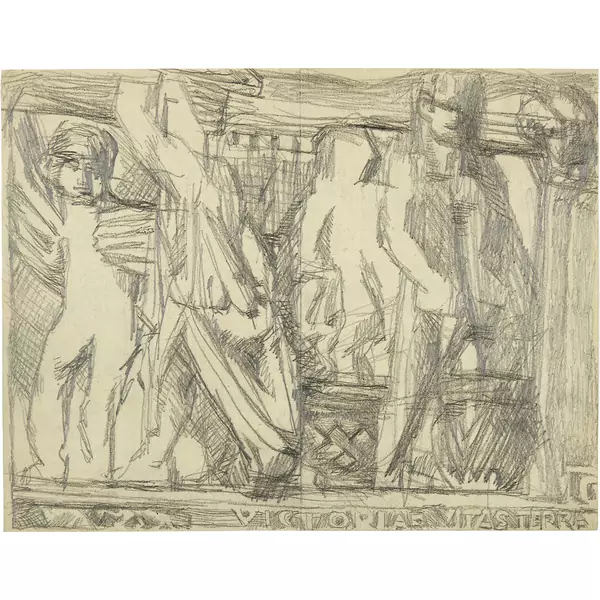 Louis Soutter — Victoire des classiques de la terre romaine — Galerie Kornfeld