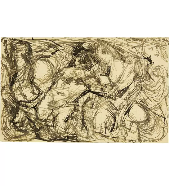 Louis Soutter — Quatres personnages — Galerie Kornfeld