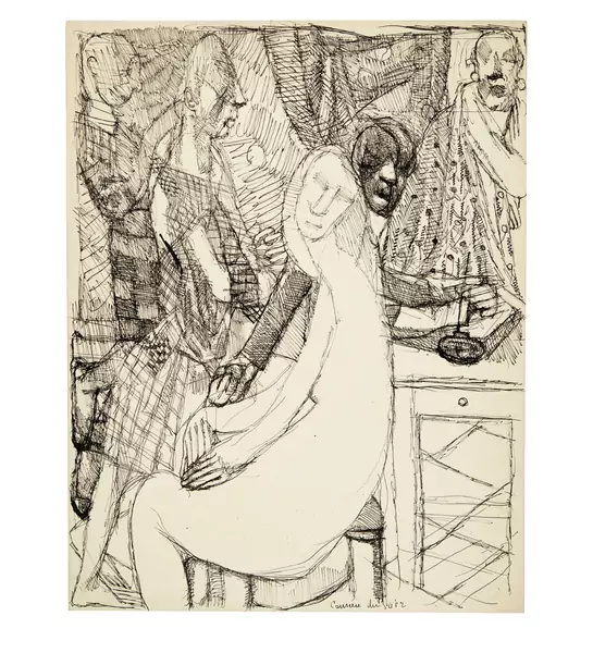 Louis Soutter — Causerie du soir — Galerie Kornfeld