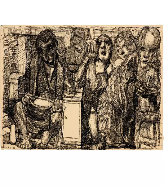 Louis Soutter — Au matin — Galerie Kornfeld