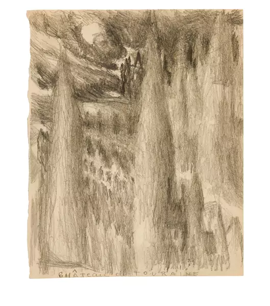 Louis Soutter — Château de Touraine — Galerie Kornfeld