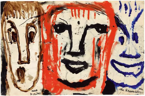 Louis Soutter — Aux portes du crématorisme – Blessure — Galerie Kornfeld