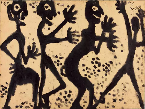Louis Soutter — Vierges cruelles – Pur novice — Galerie Kornfeld
