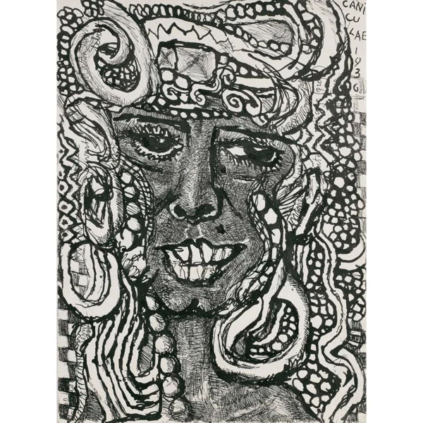 Louis Soutter — CANICULAE, 1936 - recto CANICULAE, 1936 - recto MARIE MADELEINE - verso MARIE MADELEINE - verso