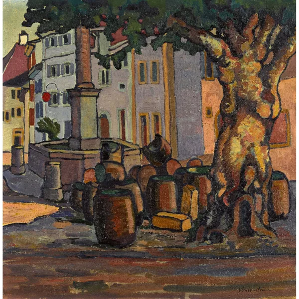 Louis Vonlanthen — Brunnen in Fribourg.