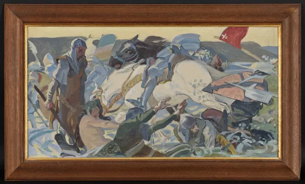 Louis Dunki — Scène de bataille,