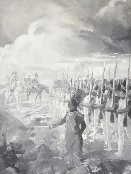 Louis Dunki — Bataille de Waterloo