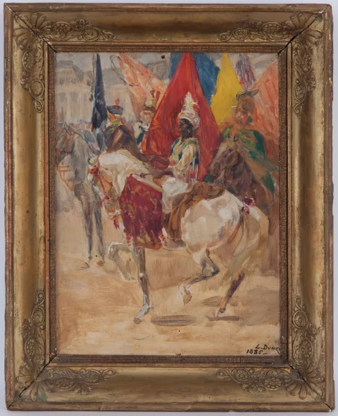 Louis Dunki — Cortège à cheval