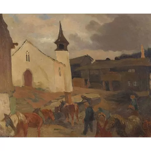 "Village dans le Haut-Valais"