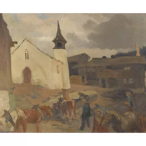 "Village dans le Haut-Valais"