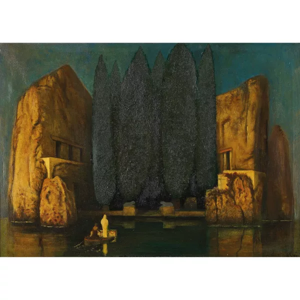 Louise Rüdisühli — Die Toteninsel (nach Arnold Böcklin).