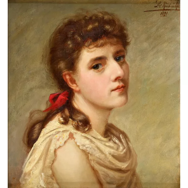 Louise Rüdisühli — "Selbstportrait".