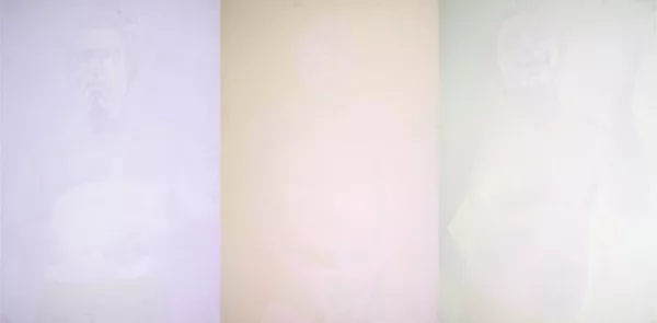 Luc Andrié — Drei Porträts: Lilas. - Perle. - Ohne Titel (copie n°11)
