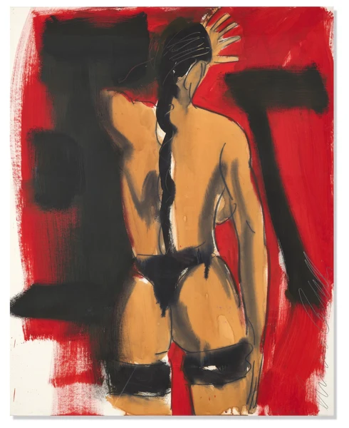 Luciano Castelli — Rückenakt, 1989