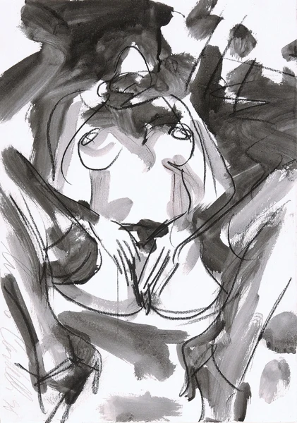 Luciano Castelli — Frauenakt, 1998