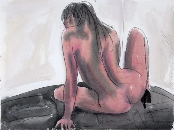 Luciano Castelli — Rückenansicht eines Frauenaktes, 2000