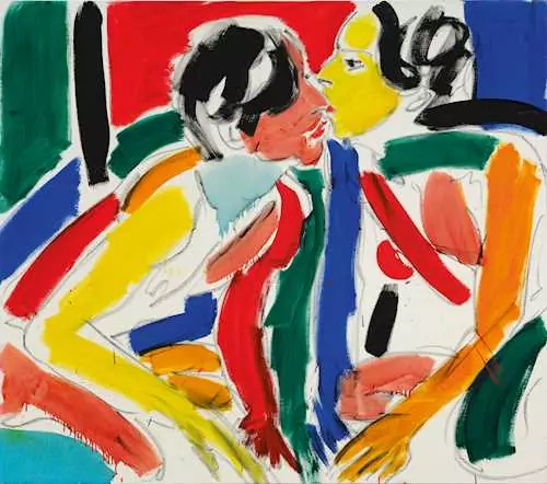 LUCIANO CASTELLI — Doppelselbstportrait. 1986. — Koller Auktionen
