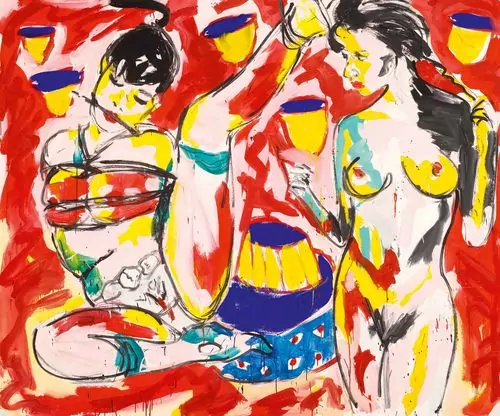 LUCIANO CASTELLI — Gabi und Rosi. 1982. — Koller Auktionen