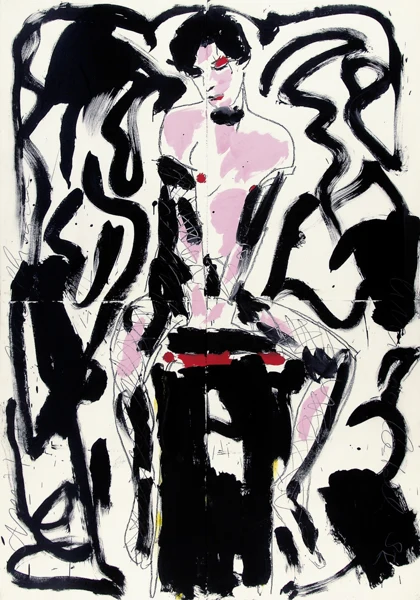 Luciano Castelli — Amitié à Mollinier, 1982