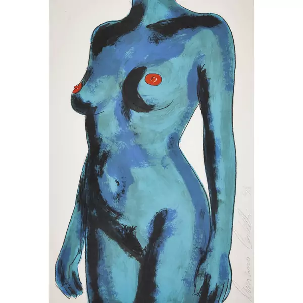 Blauer Akt