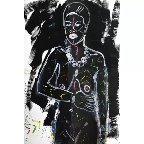 Luciano Castelli — Alida tätowiert — Galerie Kornfeld