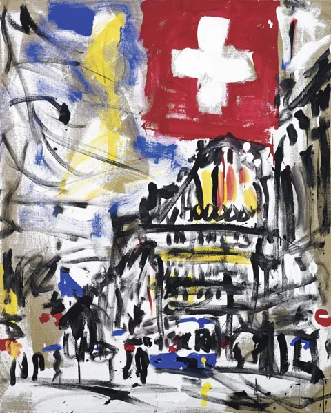 Luciano Castelli — Paradeplatz, Bahnhofstrasse Zürich, 1995