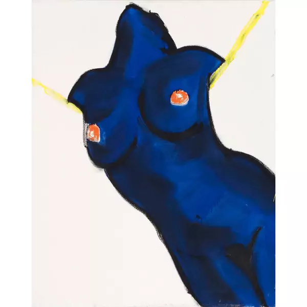 Luciano Castelli — BLAUER AKT, 1990 BLUE NUDE, 1990