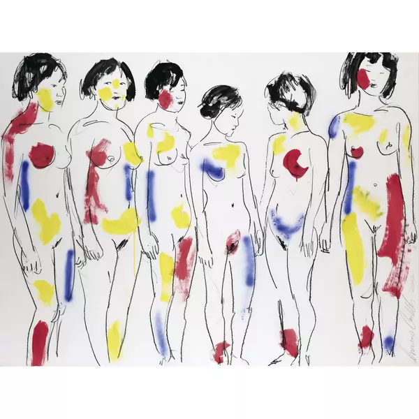 Luciano Castelli — ASIATISCHE MÄDCHENGRUPPE, 2007 GROUP OF ASIAN GIRLS, 2007