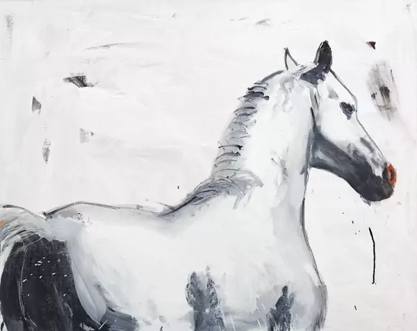 Luciano Castelli — Weisses Pferd, 1991