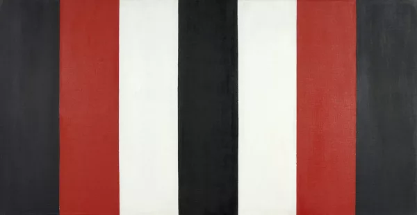 Luigi Lurati — Schwarz/rot/weiss, 1964