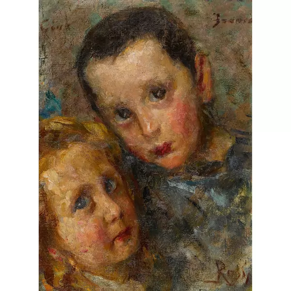 "Gina e Franco (Ritratto dei figli)"