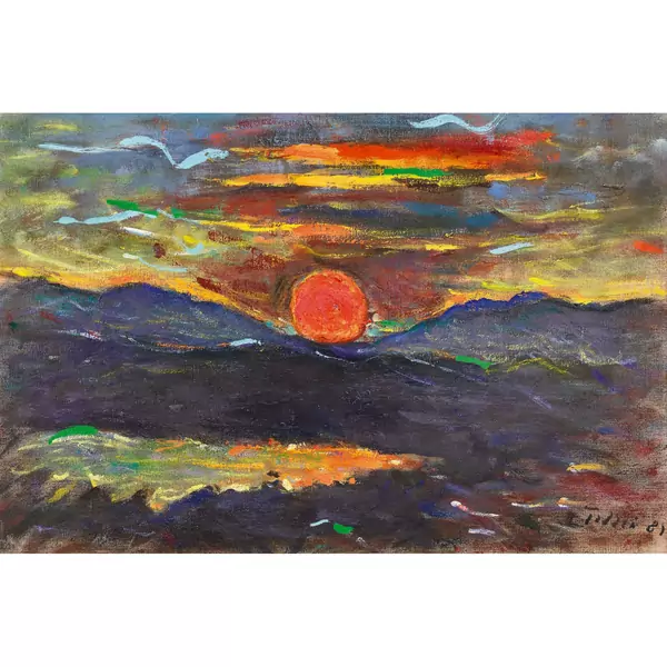 "Tramonto - Golfo di Lugano"