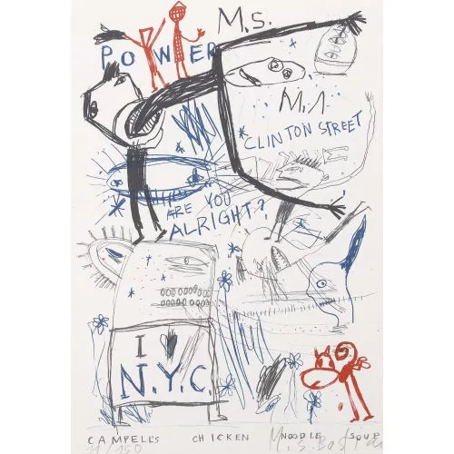 M.S. Bastian — "Campells chicken noodle soup".