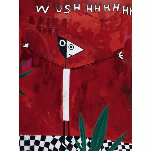 Komposition mit einer Figur