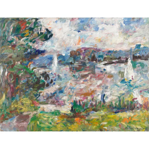 Manfred Henninger — Sommerliche Landschaftspartie.