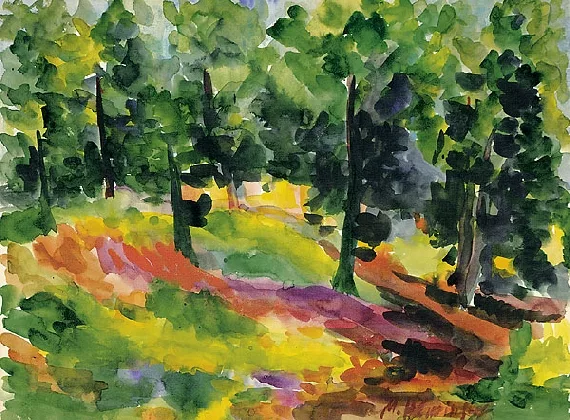 Manfred Henninger — Waldlandschaft