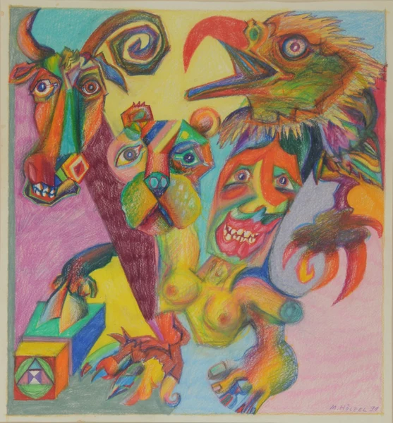 Manfred Hölzel — Fantasiegestalten, 1991