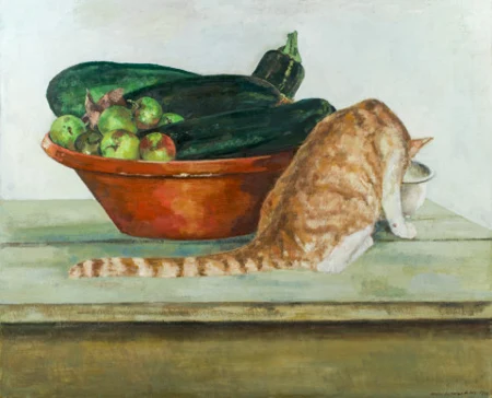 Nature morte au chat, 1999