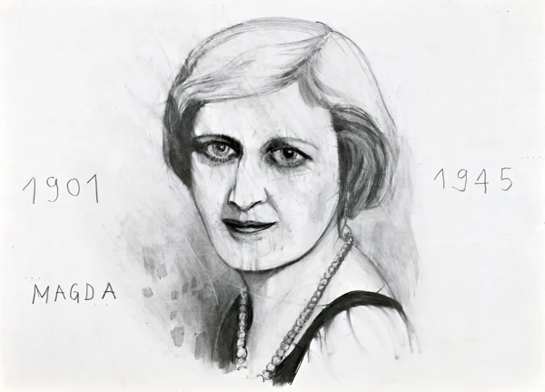 Marc Bauer — Zwei Zeichnungen: A Artaud, 2010; Magda