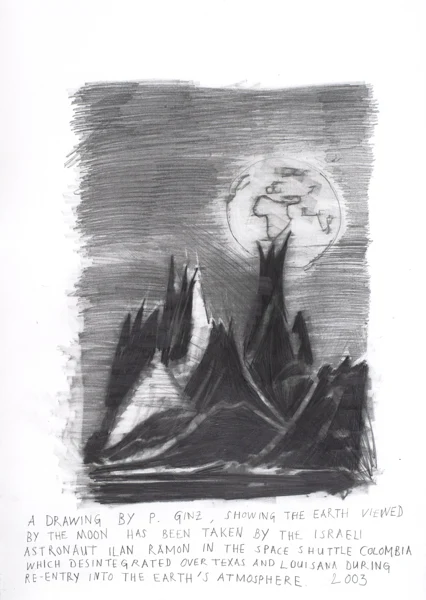 Marc Bauer — 2 Zeichnungen: Petr Ginz, aus der Serie "IV Abendland", 2003