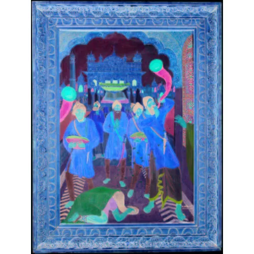 Marcel Amiguet — Der goldene Tempel von Amritsar.