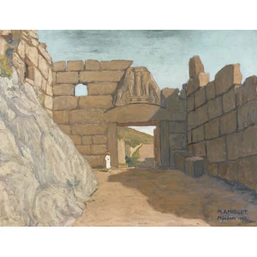 Marcel Amiguet — Das Löwentor von Mykene.